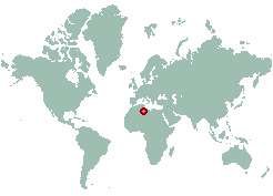 Ghadamis in world map