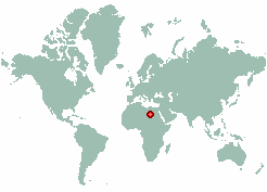 Kufra Airport in world map